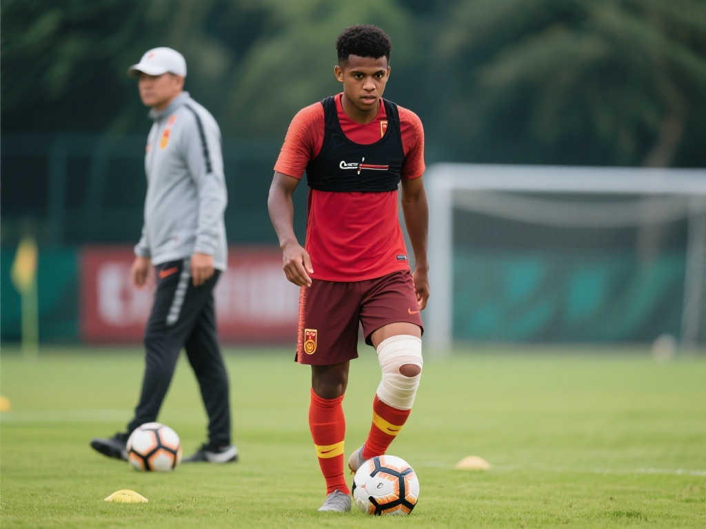 08国少三水集训亚洲杯：伤病困扰 艾比无缘训练